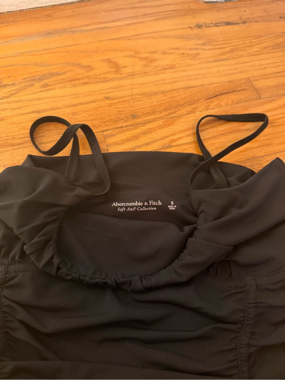 Black crop top